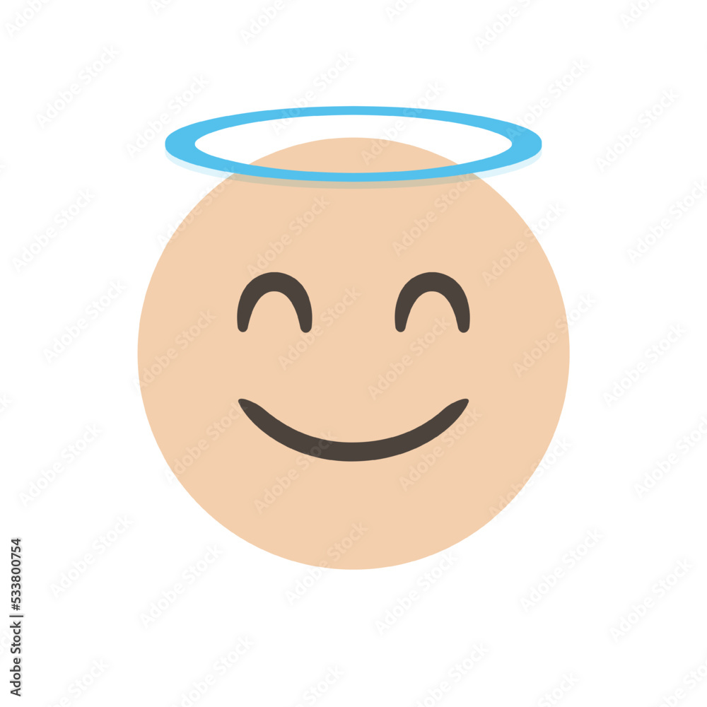 Angel, means being as innocent and pure as an angel. 3D stylized vector ...