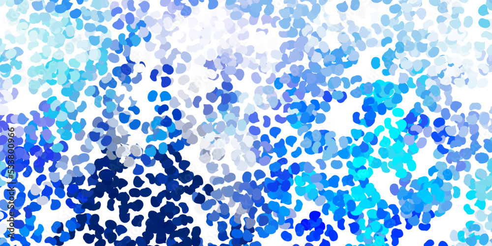 Light blue vector backdrop with chaotic shapes. Light blue vector backdrop with chaotic shapes.