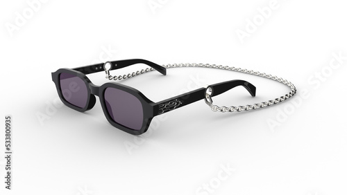 3D Rendering of Sunglasses, 3D Modeling Rendering Glasses PNG Background photo