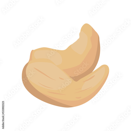 flat cashew seed design