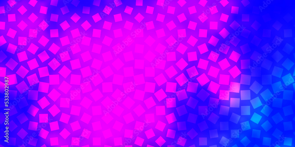 Dark Pink, Blue vector backdrop with rectangles. Dark Pink, Blue vector backdrop with rectangles.