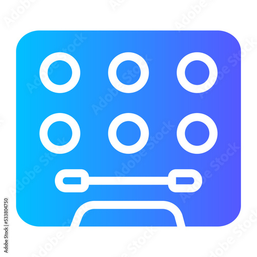 eyeshadow gradient icon