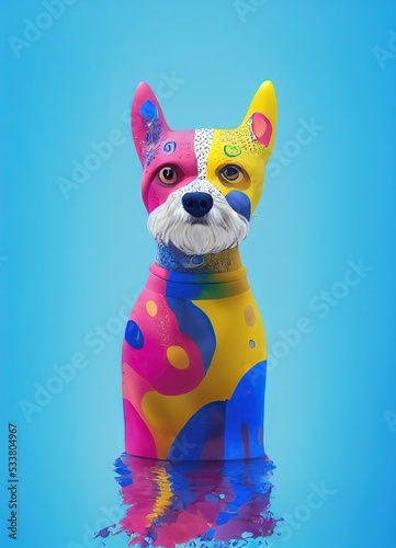 Artistic dog