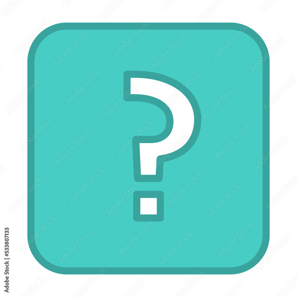 Question mark, FAQ sign, Help symbol, vector mark symbols light blue style. Isolated icon.