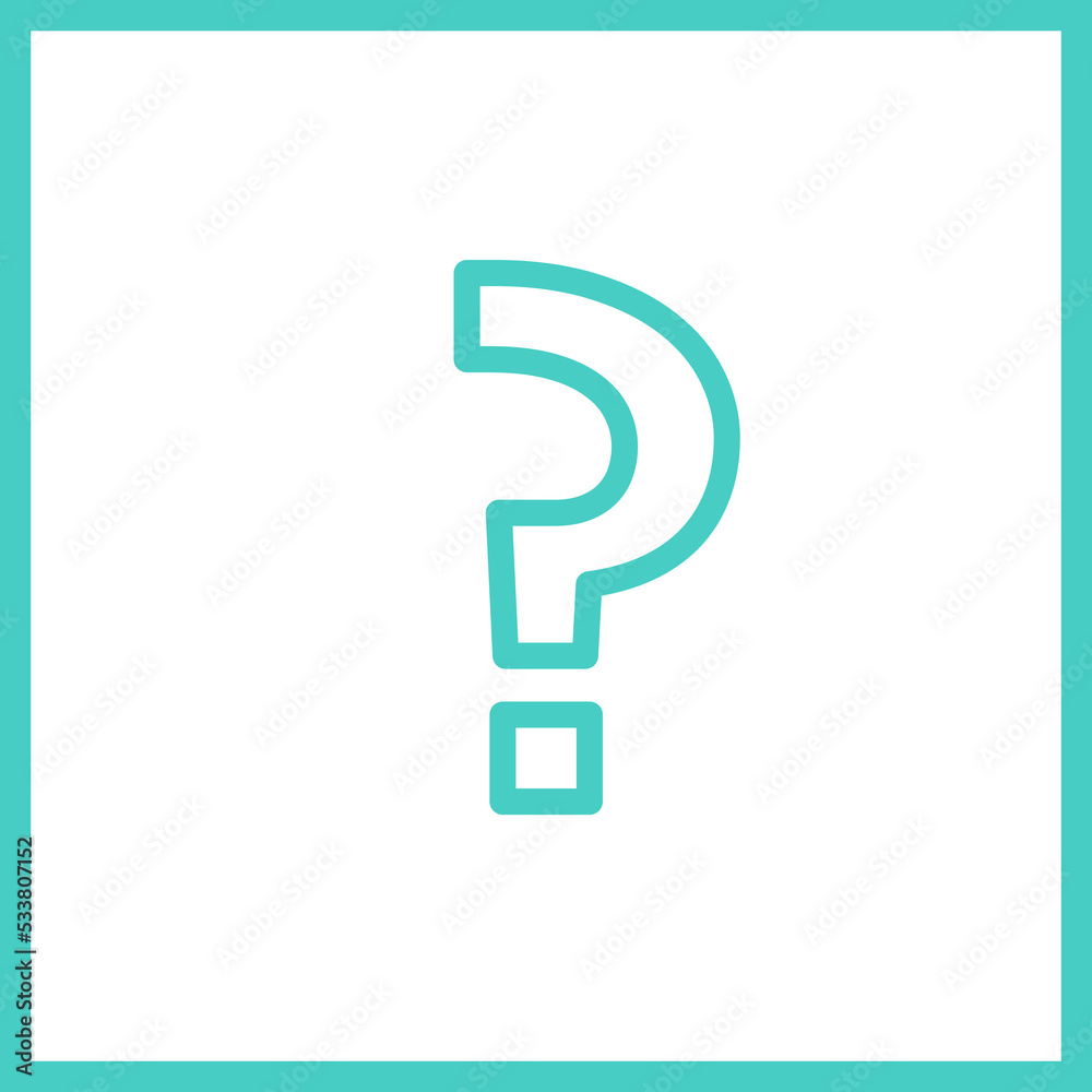 Question mark, FAQ sign, Help symbol, vector mark symbols light blue style. Isolated icon. Question mark, FAQ sign, Help symbol, vector mark symbols light blue style. Isolated icon.