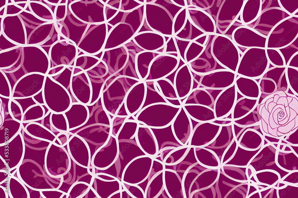Elegant seamless graphic pattern with rose branches High quality 2d illustration Elegant seamless graphic pattern with rose branches High quality 2d illustration