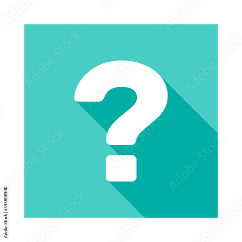 Question mark, FAQ sign, Help symbol, vector mark symbols light blue style. Isolated icon.