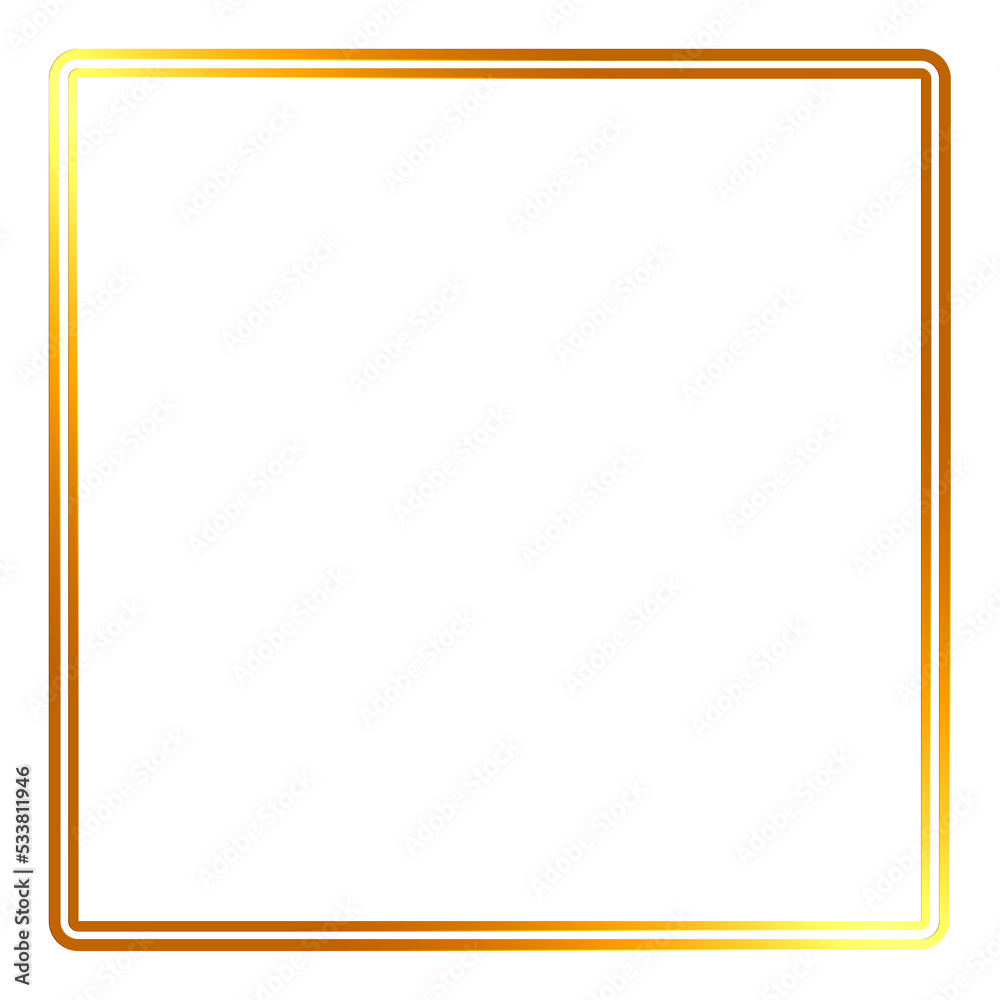 Abstract gold frame square pattern Abstract gold frame square pattern