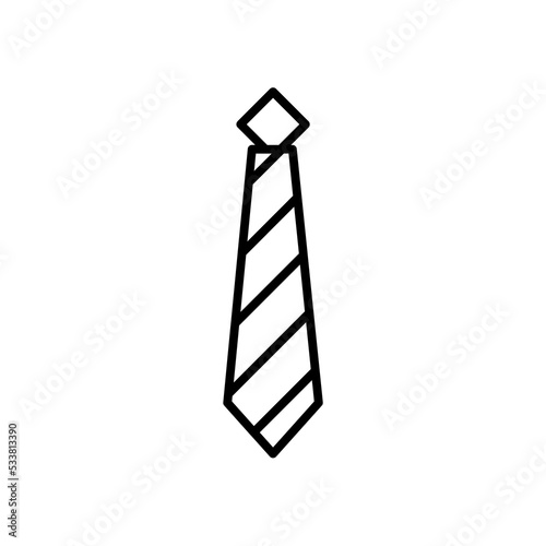 tie outline icon illustration design