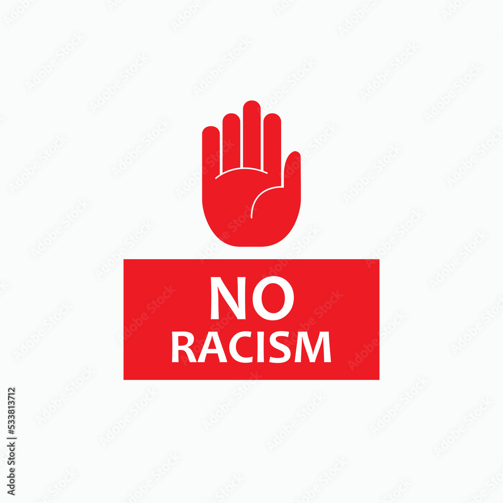 Fototapeta premium No Racism Icon. Equality Sign Symbol - Vector