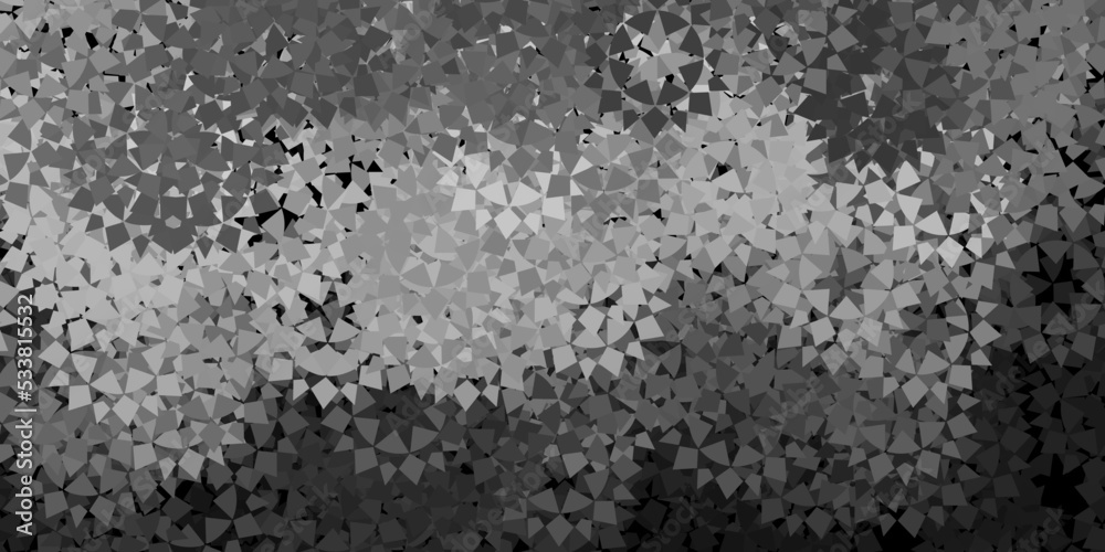 Light gray vector texture with random triangles.