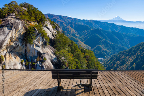 Natural landscape. Terrace ...