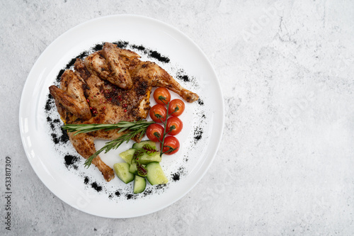 Grilled fried Chicken Tabak...