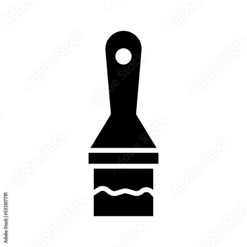Paint brush icon color editable
