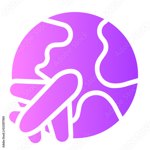 travelling gradient icon