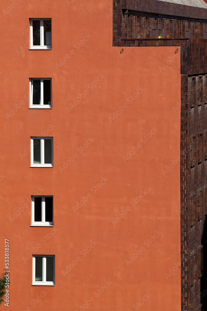 minimalist photo of european buildings side windows and roof