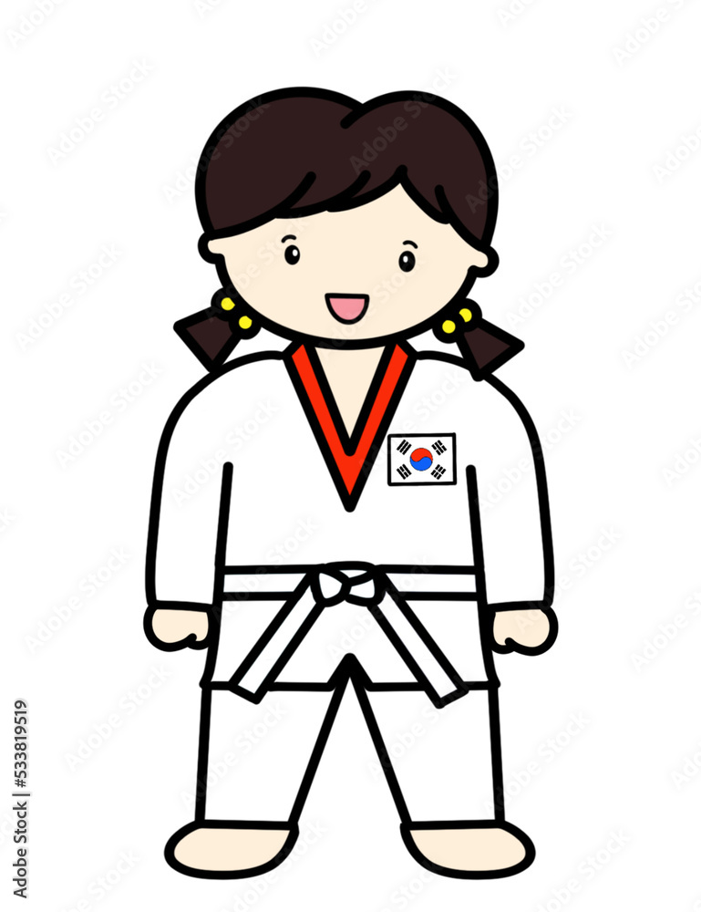 job, job clothes, children, taekwondo player job, job clothes, children, taekwondo player