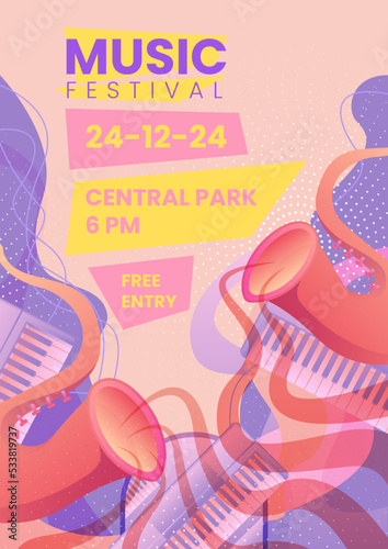 Music Poster Template Background
