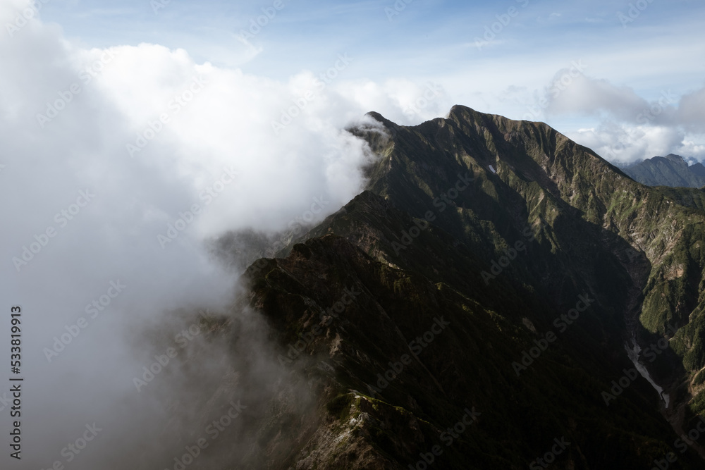 美しい山の風景