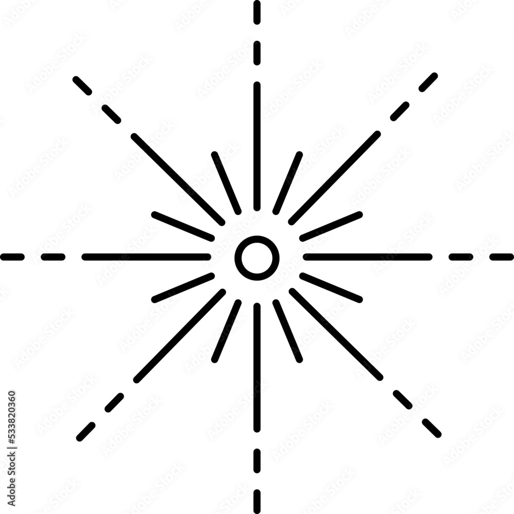 Star Sparkle Vector Illustration Icon Minimal Line Art Star Sparkle Vector Illustration Icon Minimal Line Art