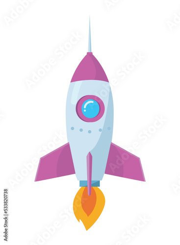 pink rocket design