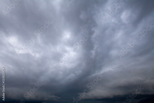 cloud formation sunny sky dark storm forming rain weather