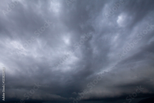 cloud formation sunny sky dark storm forming rain weather