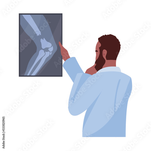 male doctor illustration