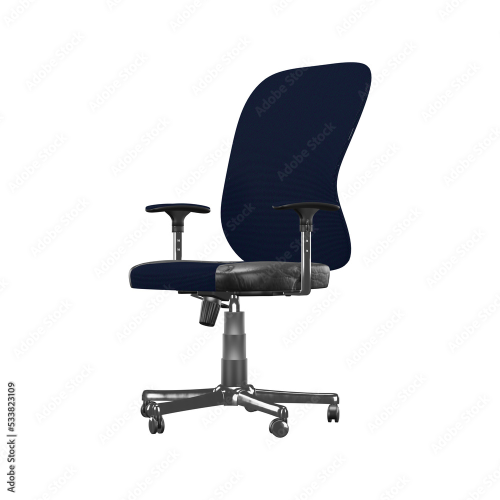 Realistic Chair Illustration. 3D Render. Realistic Chair Illustration. 3D Render.