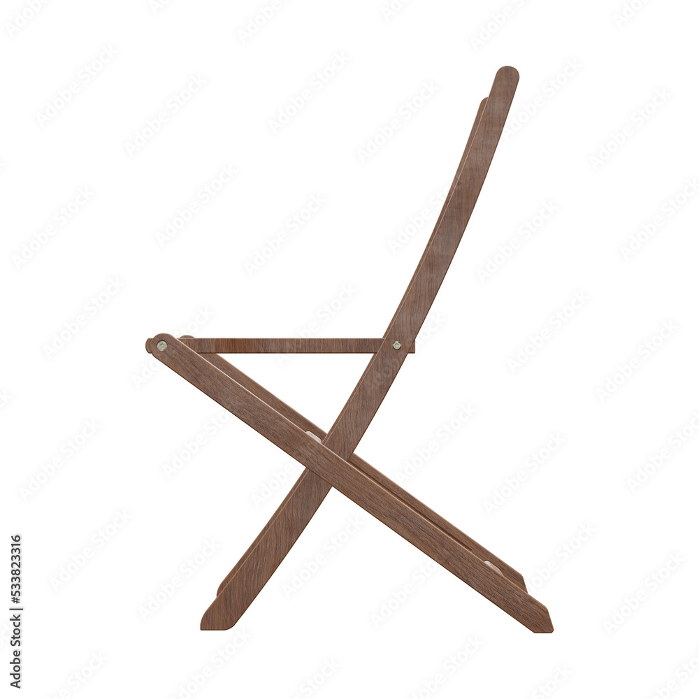 Realistic Chair Illustration. 3D Render. Realistic Chair Illustration. 3D Render.