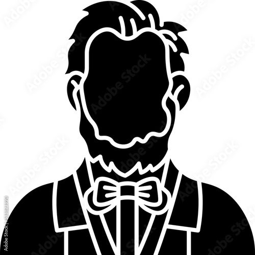 abraham line icon