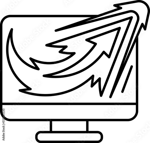 access line icon