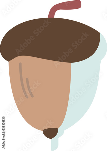 acorn line icon