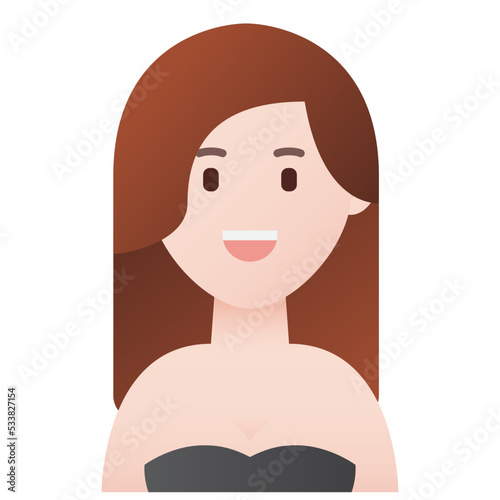 actress line icon