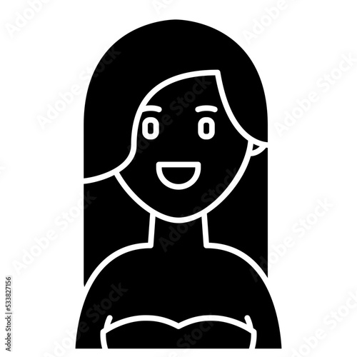 actress line icon