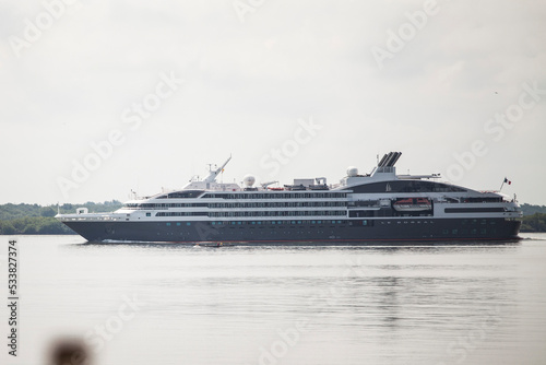 cruise ship in guayas river guayaquil ecuador © Giuseppe