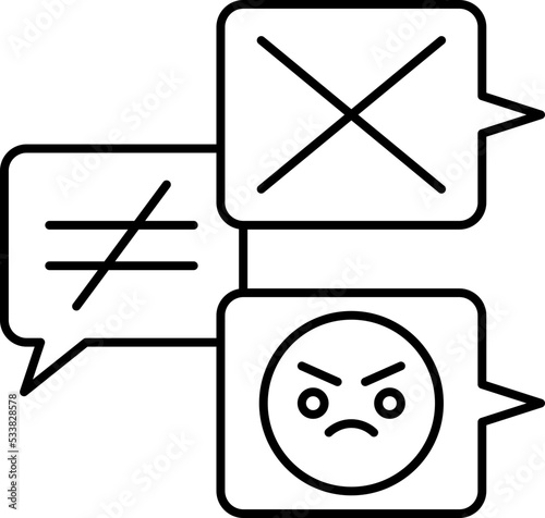 against icon