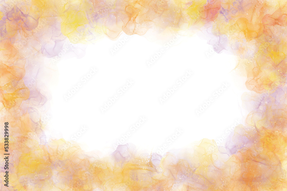 Autumn abstract background with leaves in alcohol painting technique style. Autumn abstract background with leaves in alcohol painting technique style.