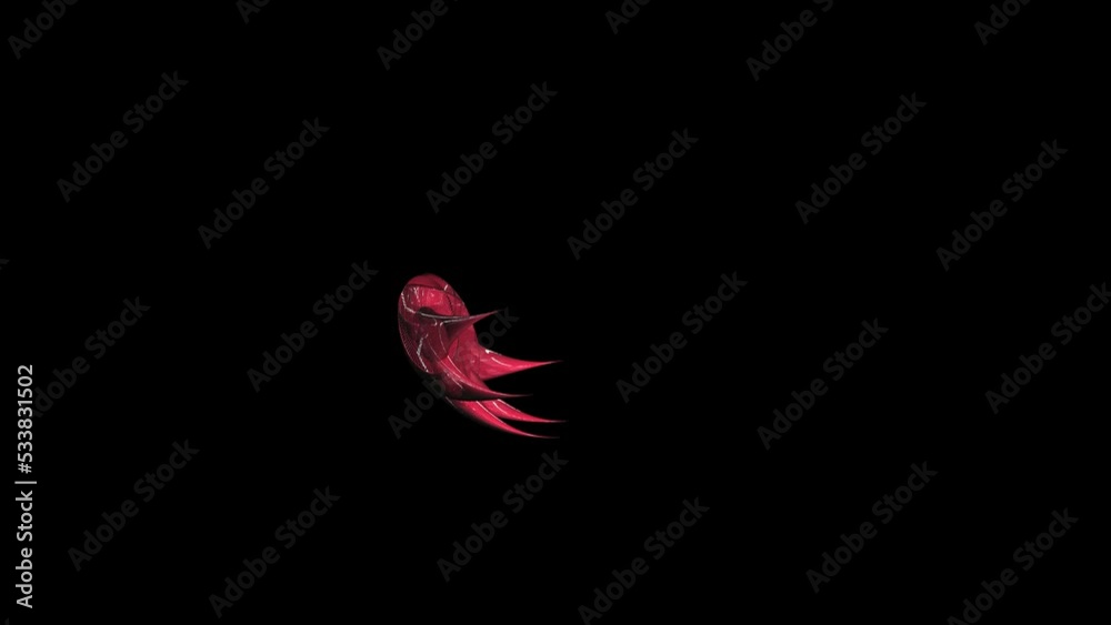 3D Animation of an Abstract Figure with Tentacles | 4K 3D Animation of an Abstract Figure with Tentacles | 4K