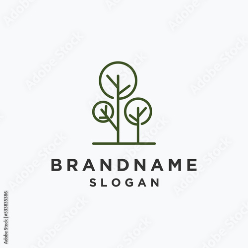 Nature leaf logo icon design template 