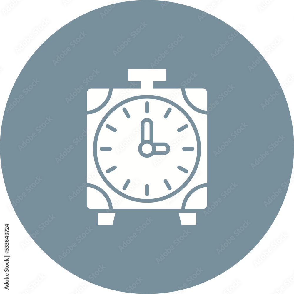Alarm Clock Multicolor Circle Glyph Inverted Icon Alarm Clock Multicolor Circle Glyph Inverted Icon