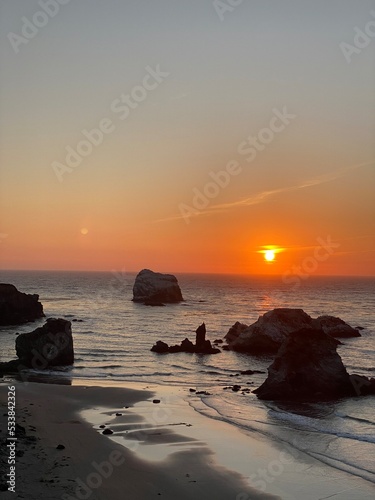 sunset at the beach | Big Sur, California