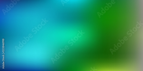 Light blue, green vector abstract blur texture.