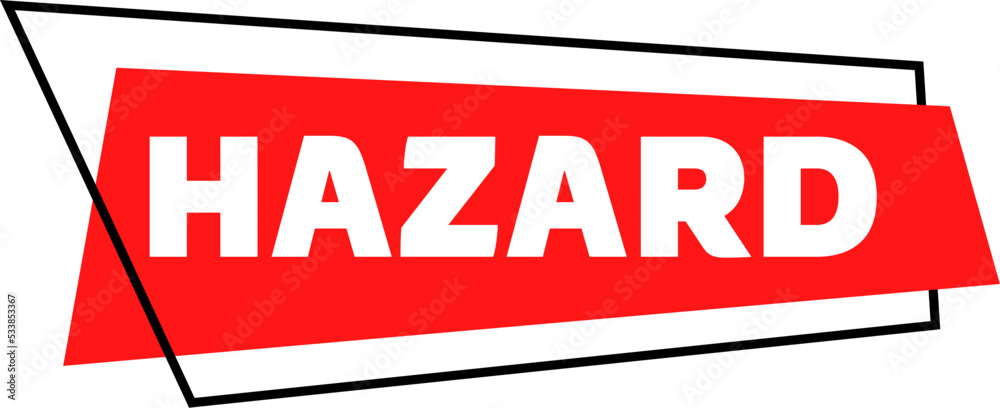 Hazard Warning . Hazard sign icon. Warnings  symbol template for graphic and web design collection logo vector illustration

