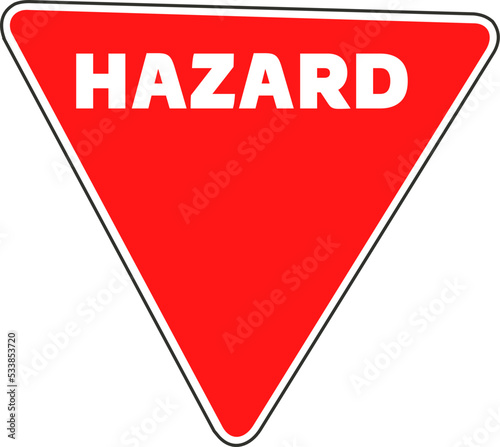 Free Download Hazard Warning . Hazard sign icon. Warnings  symbol template for graphic and web design collection logo vector illustration

 - GFXLoad