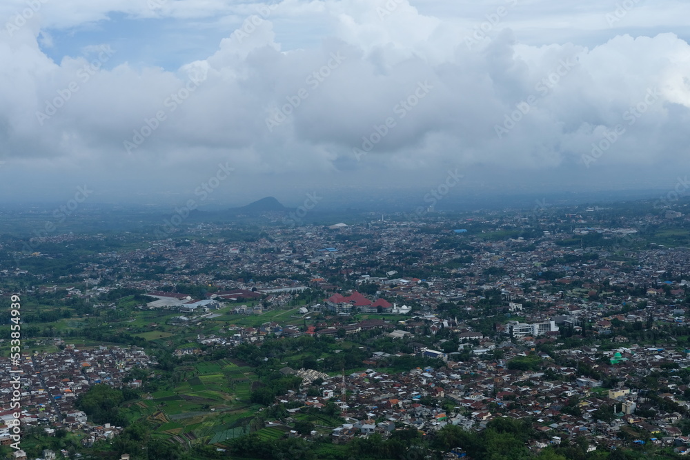 city view from the top of the hill city view from the top of the hill
