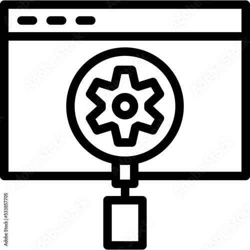 Search Engine Optimisation Icon