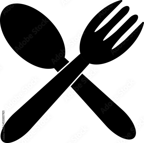 Wallpaper Mural Spoon and fork Torontodigital.ca