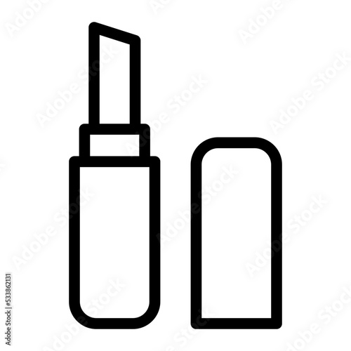 lipstick line icon