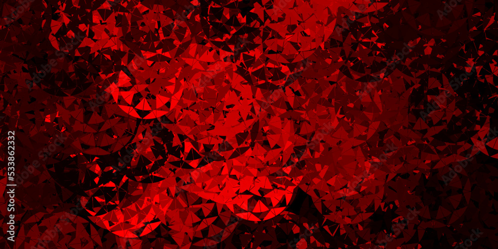 Dark red vector background with triangles. Dark red vector background with triangles.